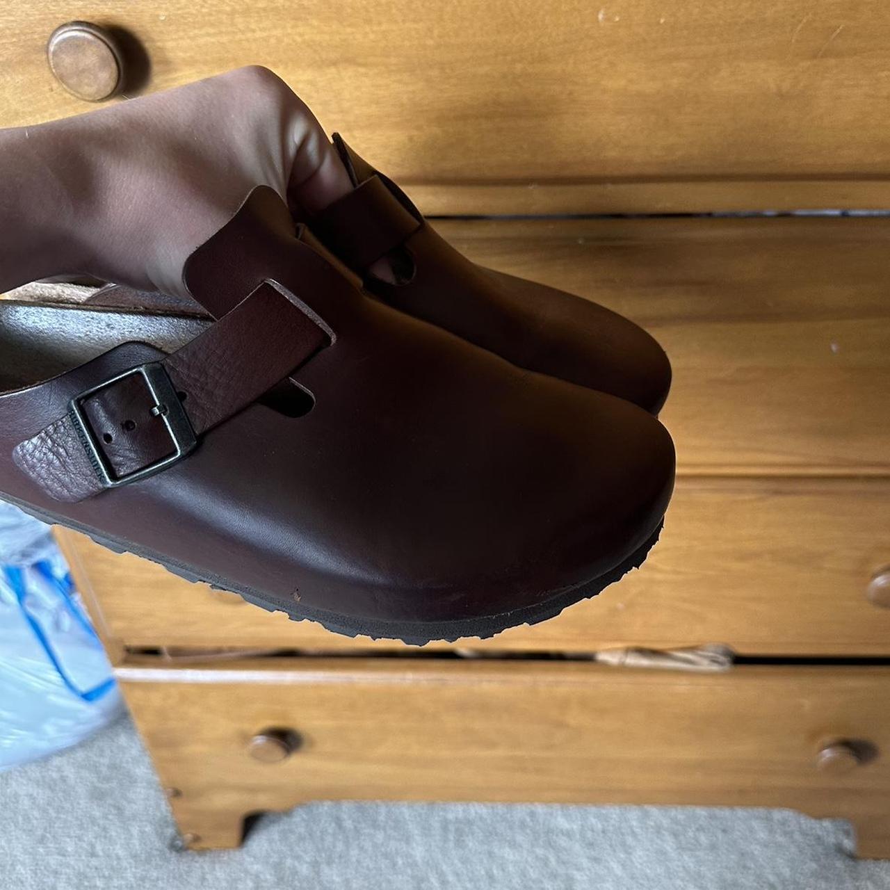 Birkenstock Men's Brown Clogs | Depop