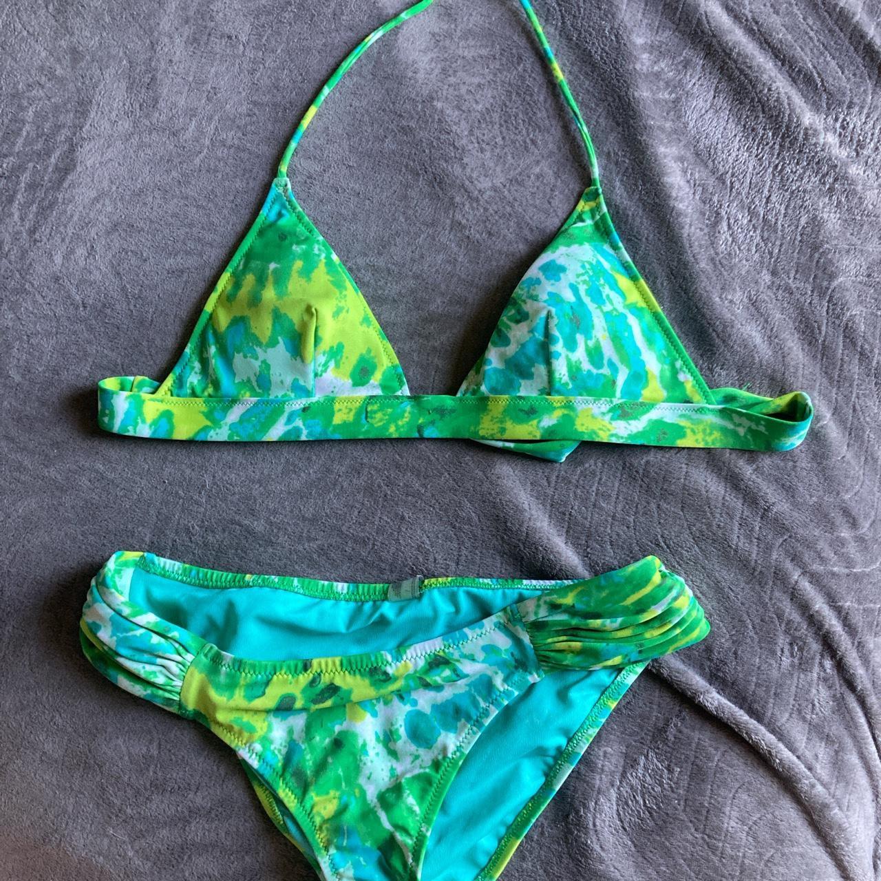 vintage victoria secret green and blue binki. so... - Depop