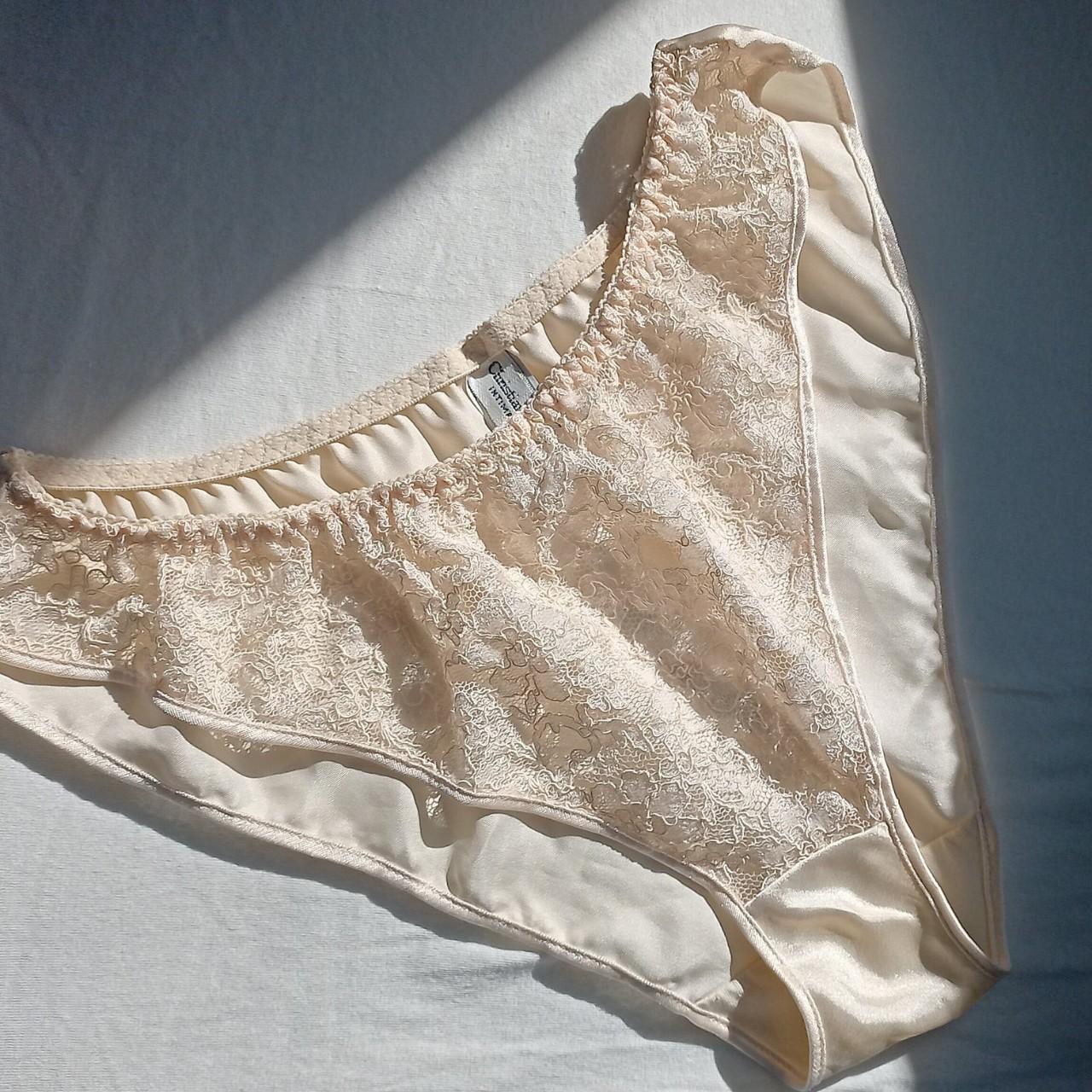 Christian Dior Women's Tan Panties | Depop