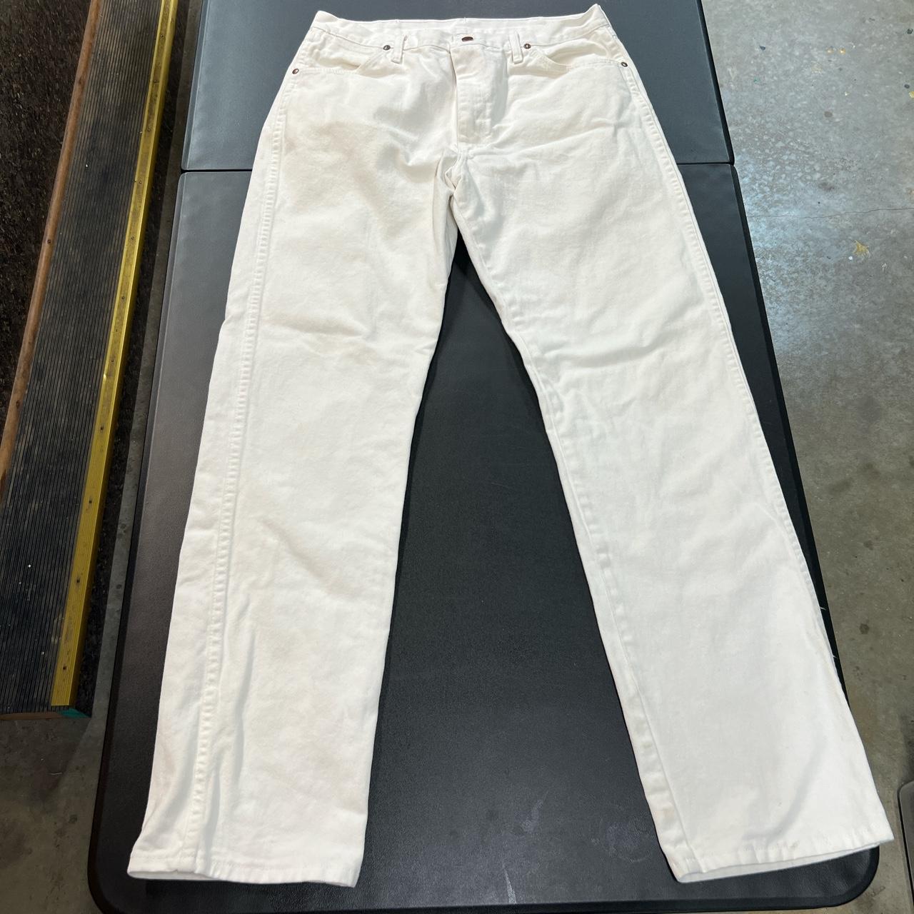 White Wrangler Jeans Sweet piece, love the white... - Depop