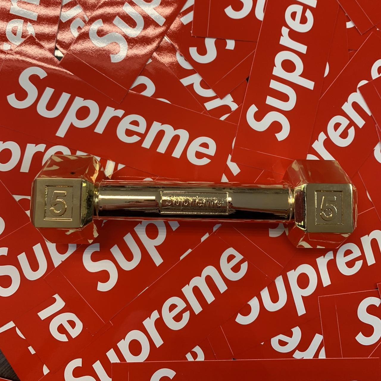 新品　⭐︎Supreme Plated Dumbbell ダンベル　ゴールド Supreme Plated Dumbbell (FW19) - $148