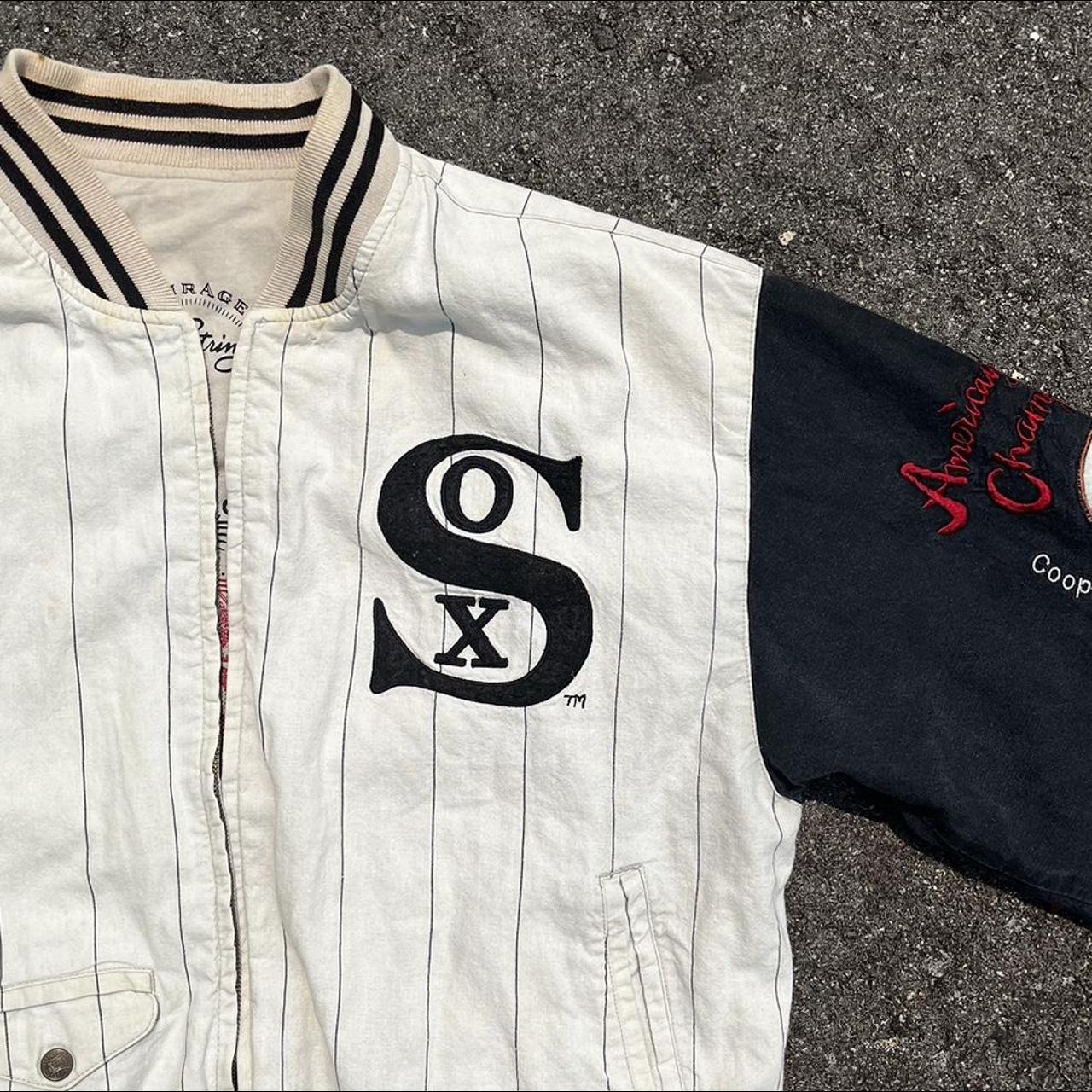 Vintage 1991 Mirage Chicago White Sox Jacket - Depop