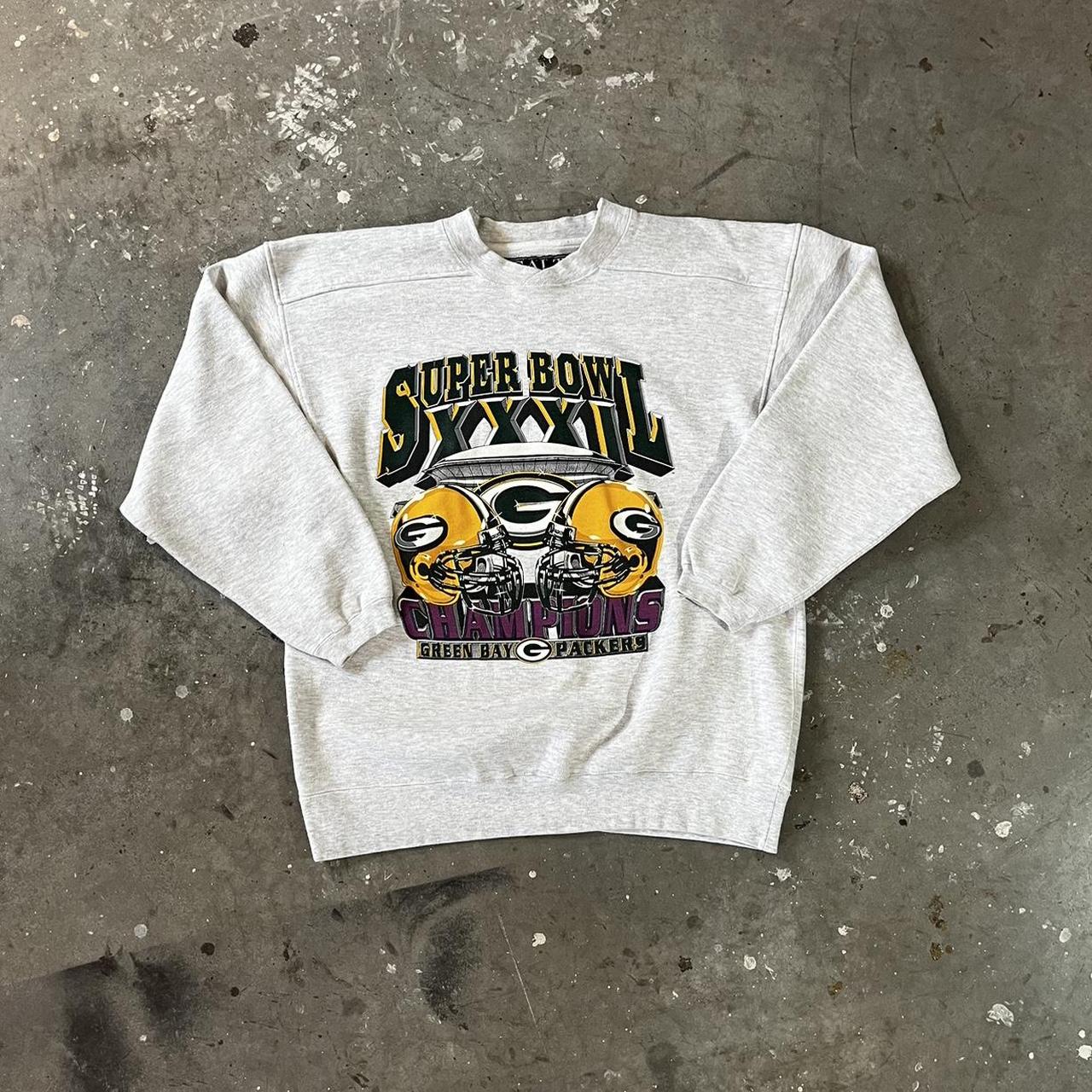 Vintage 90s Green Bay Packers Sweatshirt - Depop