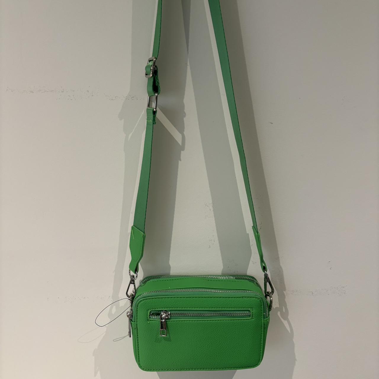 sportsgirl crossbody bag green got it as a birthday... - Depop