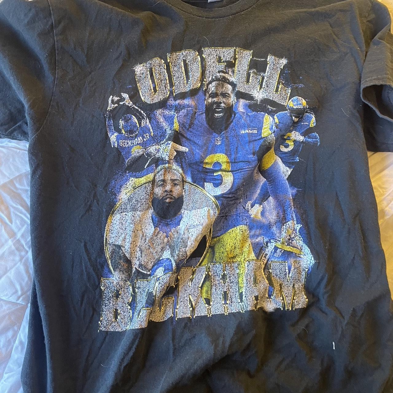 Rams Odell Beckham Jr. Graphic Tee - Depop