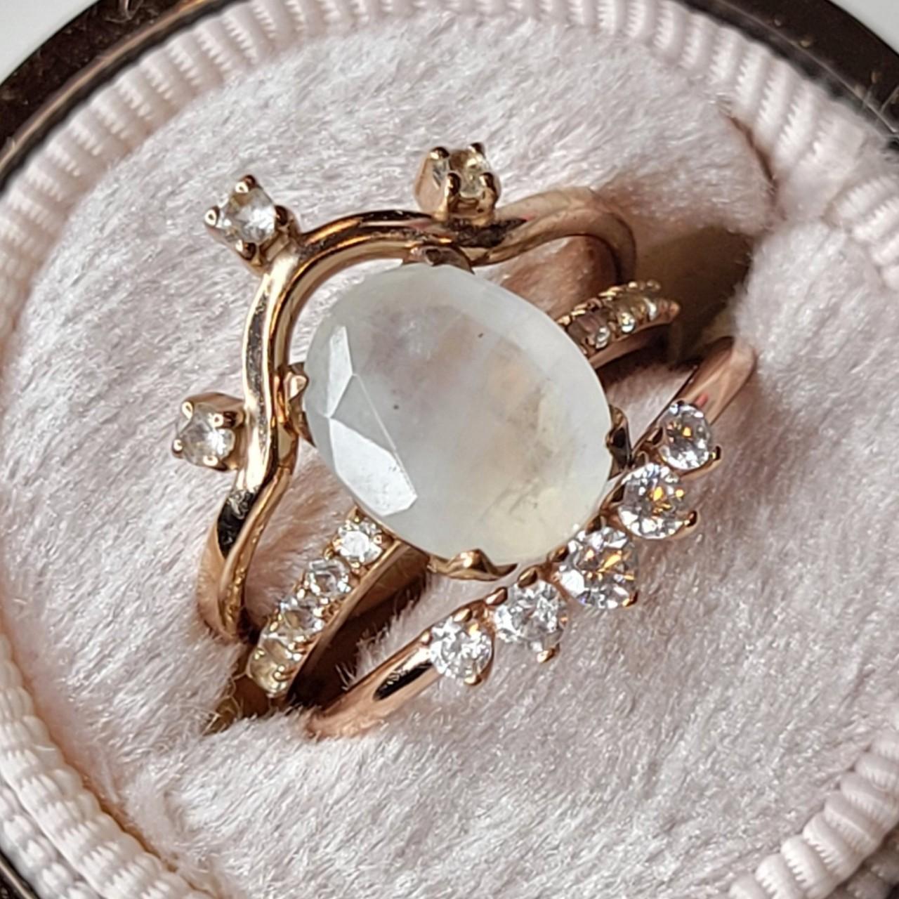 Yonder Glow Moonstone Ring Moon Magic Moon Magic Moonstone Ring