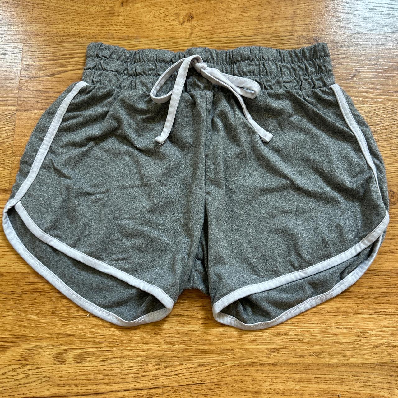 grey pajama shorts - in great condition - size small - Depop