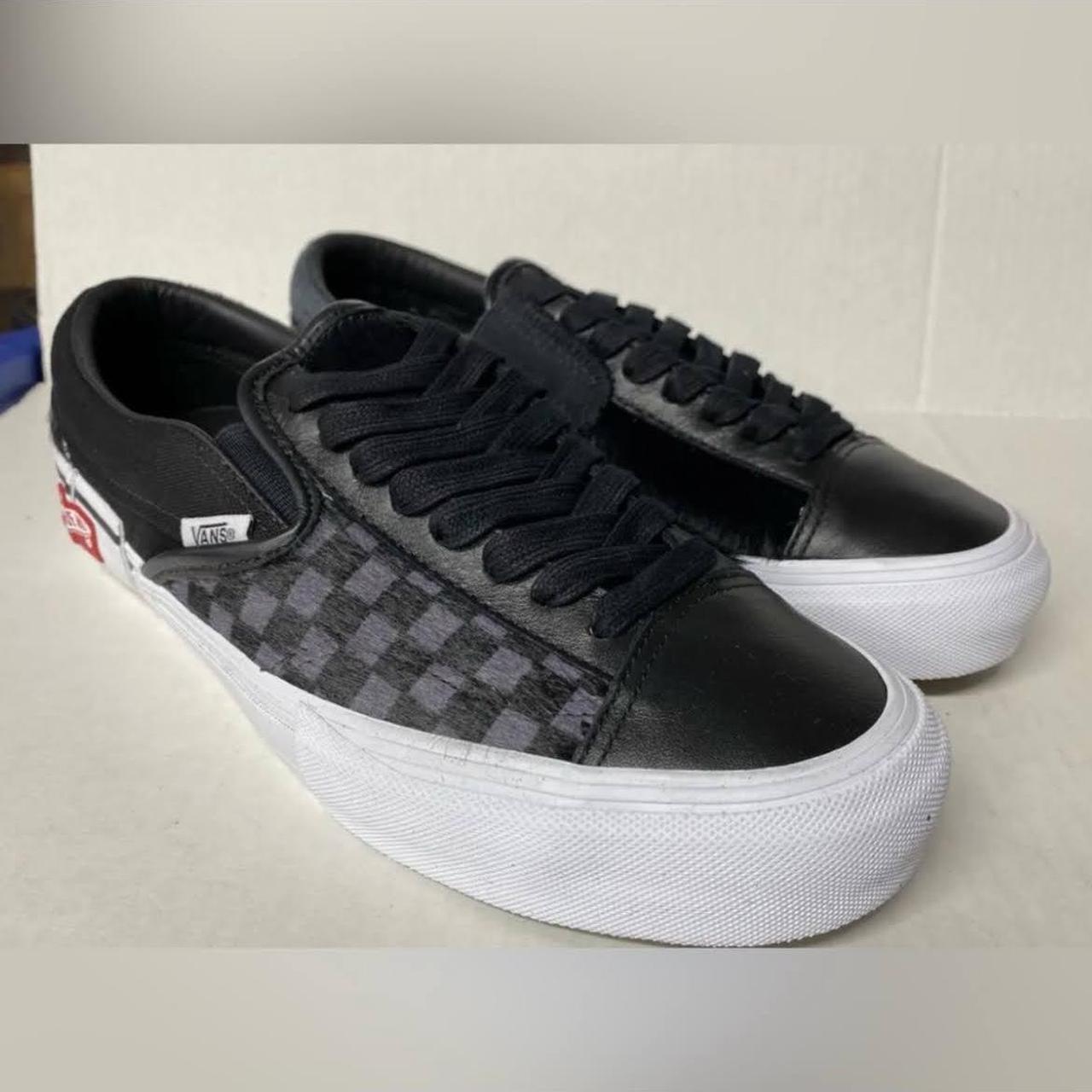 Vans slip on cap sale lx black