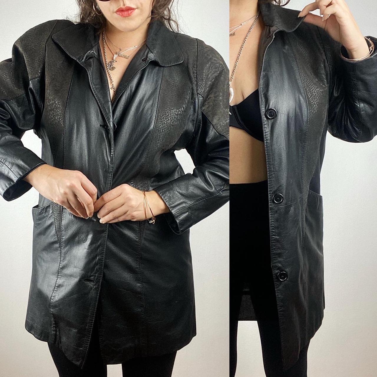 80s Pelle Leather jacket. A beautiful bold. Depop