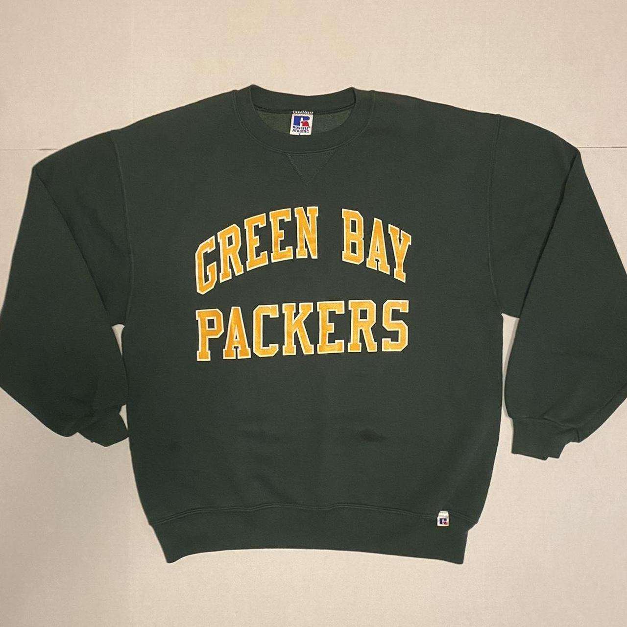 Vintage Green Bay Packers Crewneck Sweatshirt Russell A