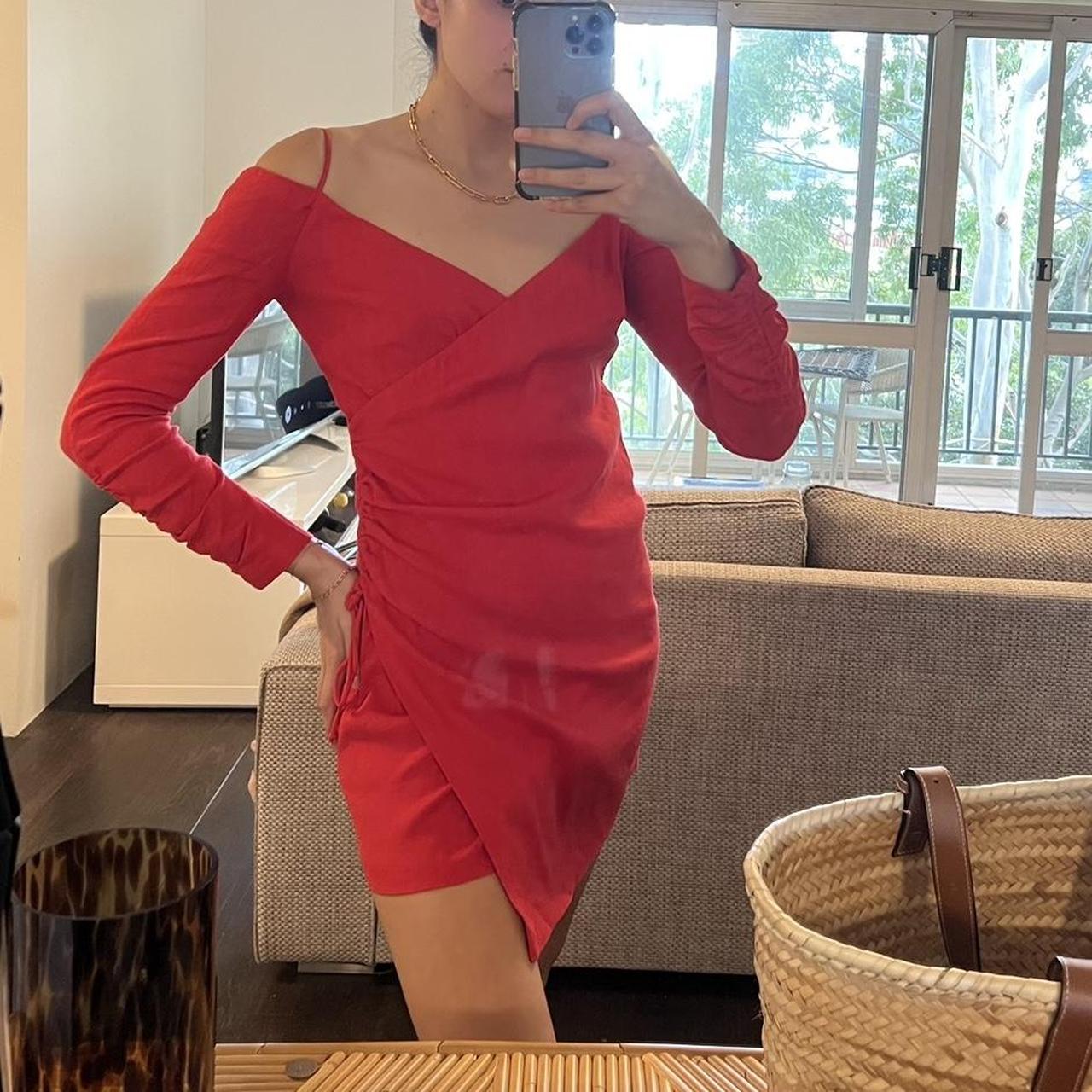 Bec and bridge red dress on sale