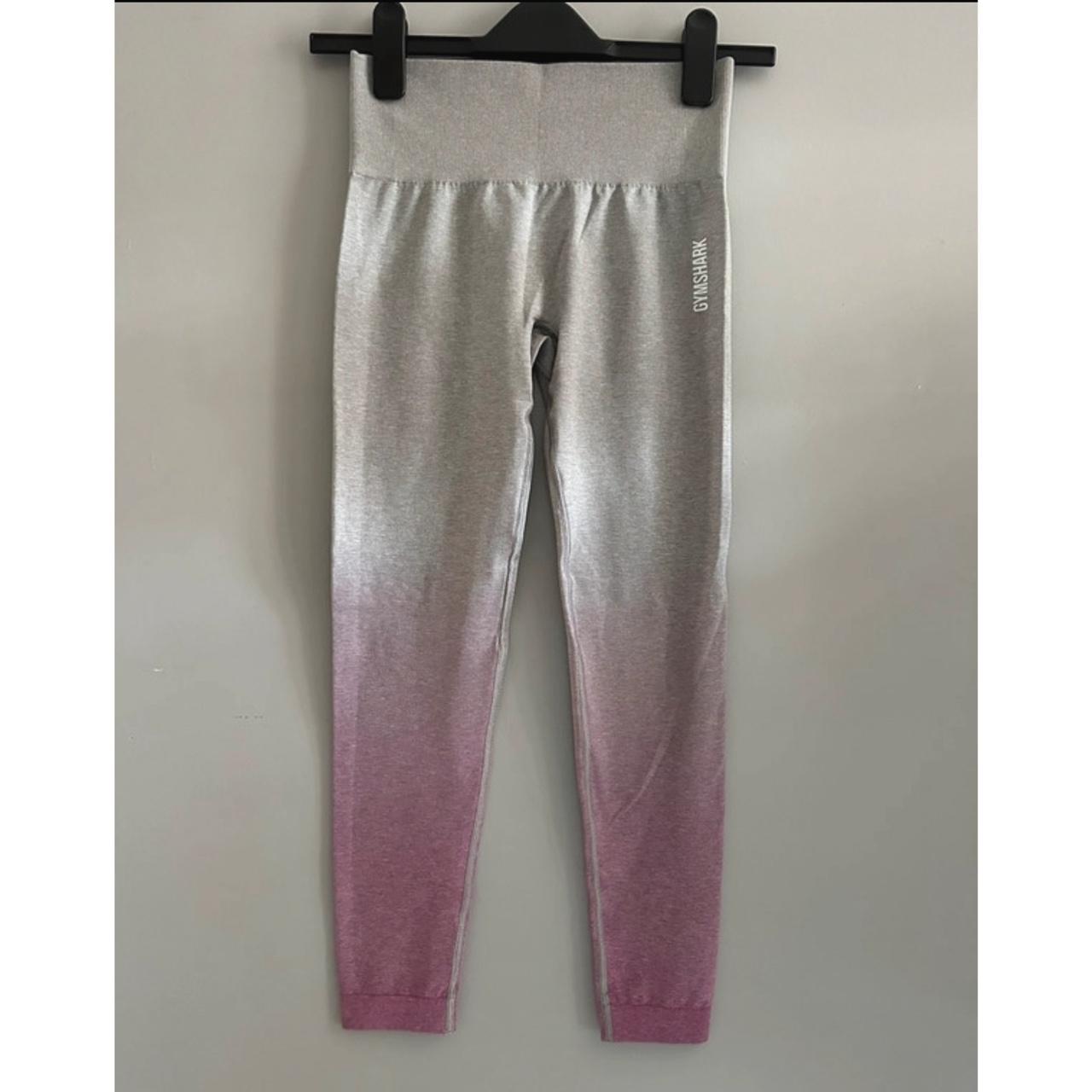 Gymshark pink ombre leggings S Amazing condition Depop