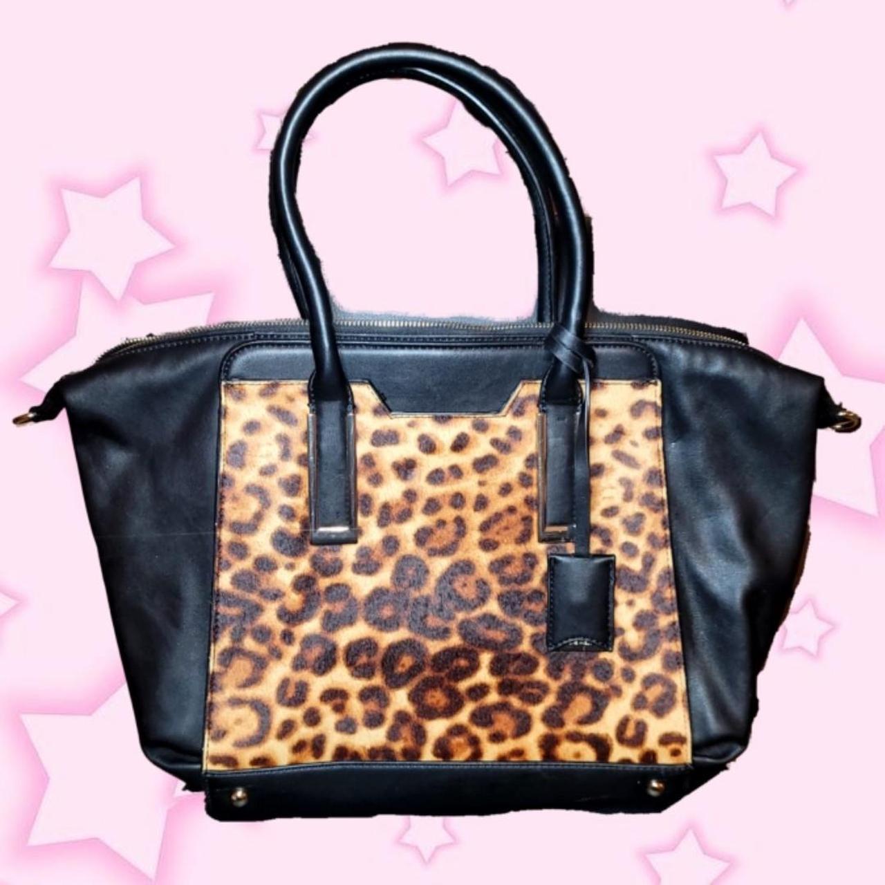 Nine west leopard purse sale