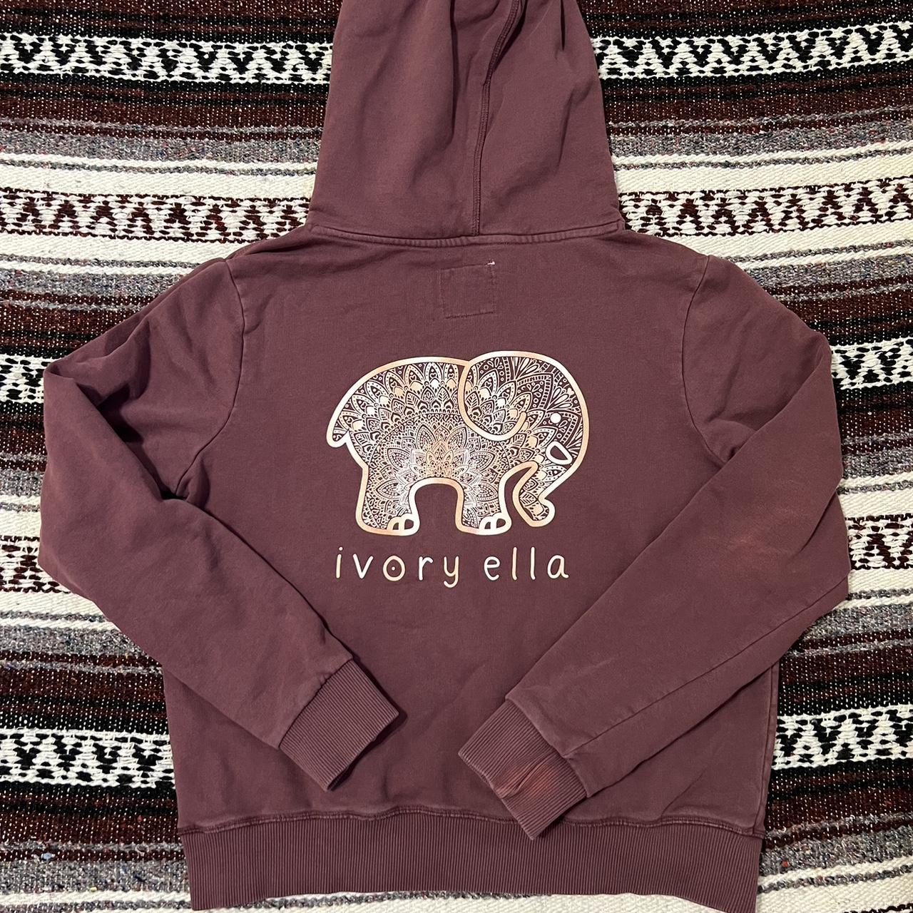 Ivory Ella Hoodie Has some small places with slight... Depop