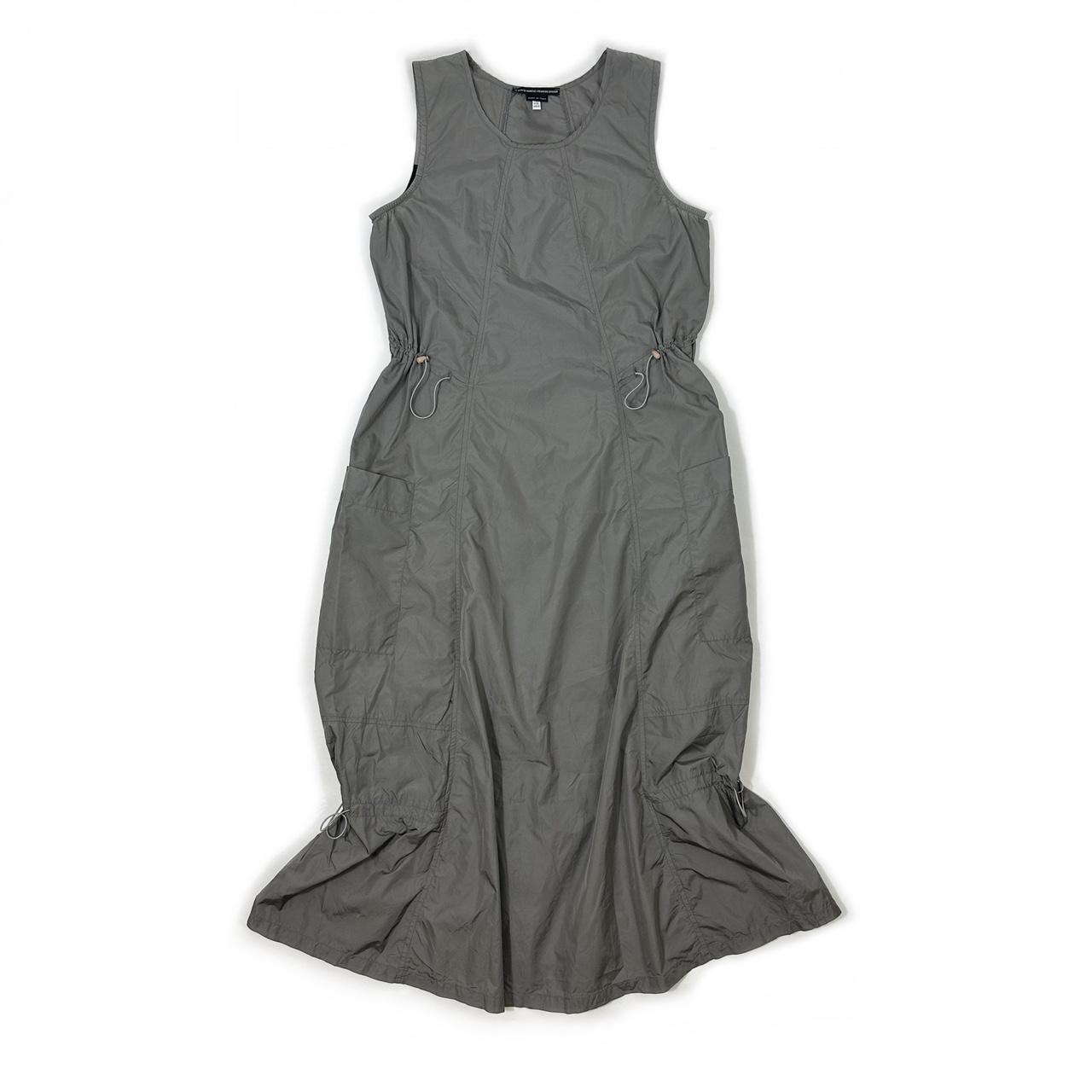 Marithe Francois Girbaud grey parachute tank dress,... - Depop