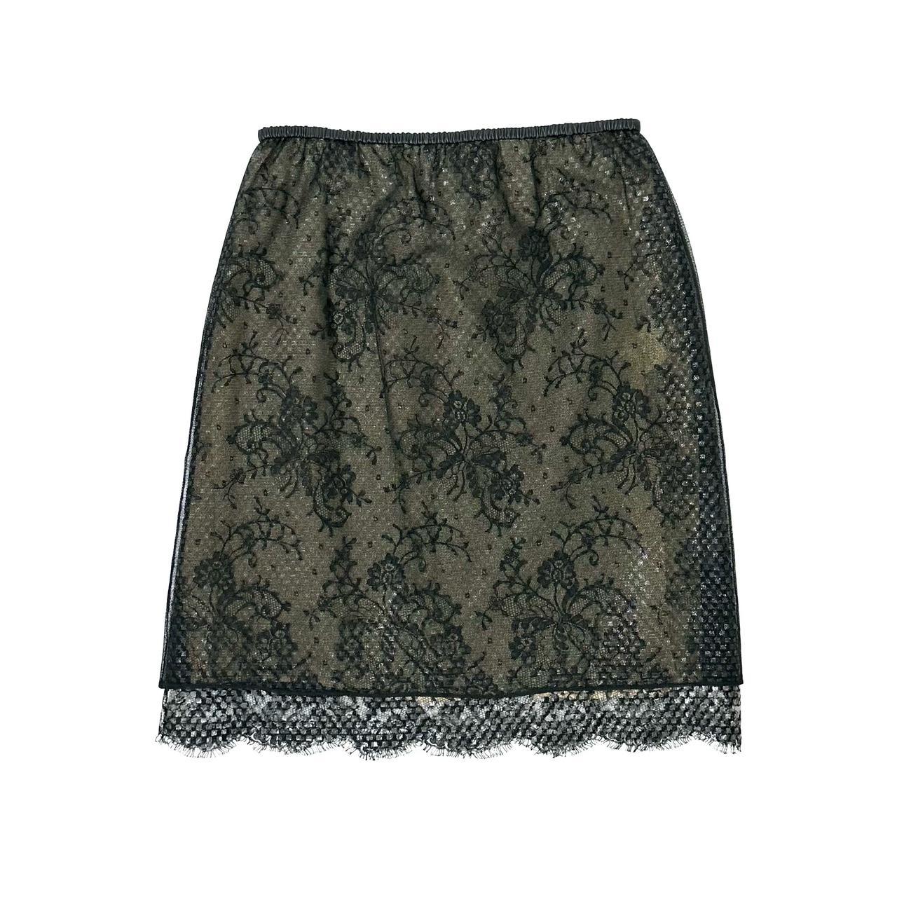 Gucci lace discount skirt