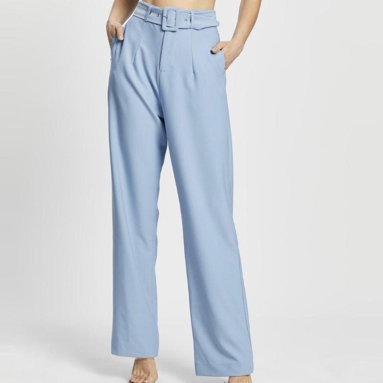 BABY BLUE WIDE LEG PANTS 🐬 Brand Dazie Size... Depop