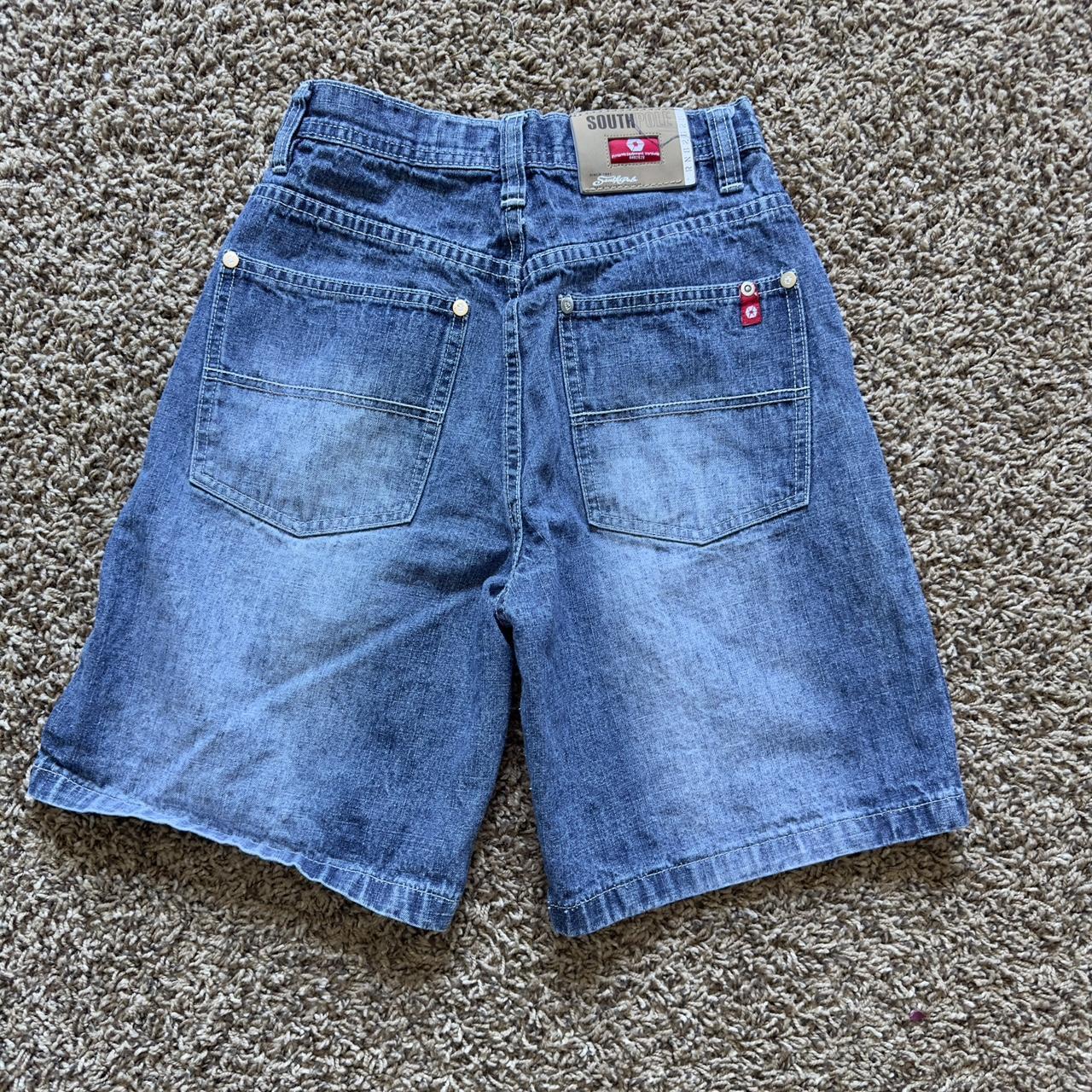 south pole baggy jorts • size 12 kids • would fit... - Depop