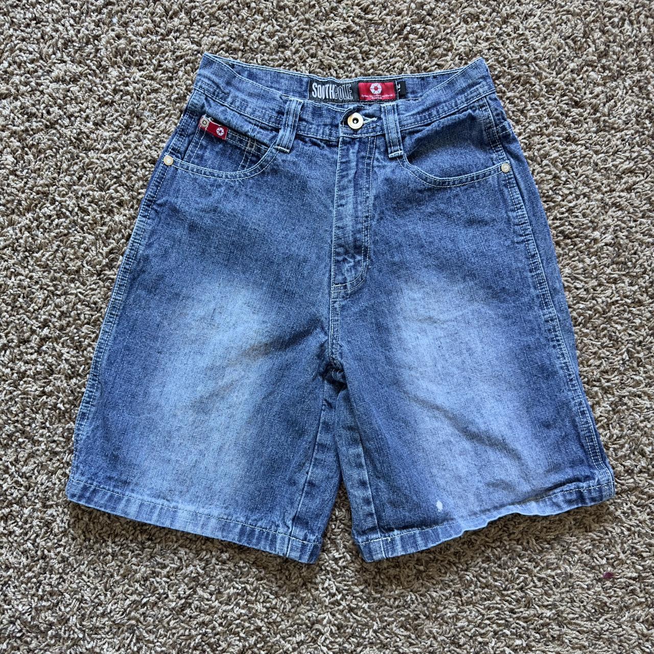 south pole baggy jorts • size 12 kids • would fit... - Depop