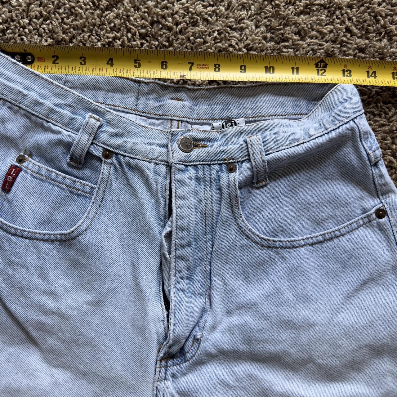 l.e.i 90s dad jorts • vintage light wash • size... - Depop