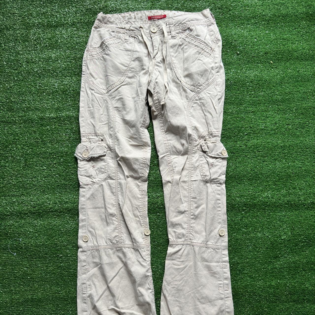 union bay cargo pants • these are a low rise and... Depop