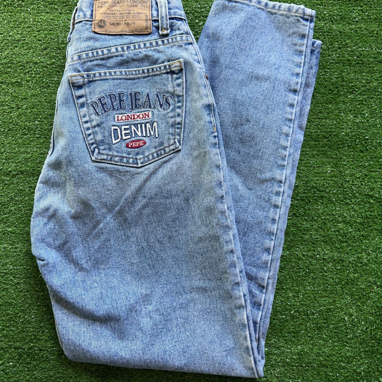 vintage Pepe jeans london • high rise super... - Depop