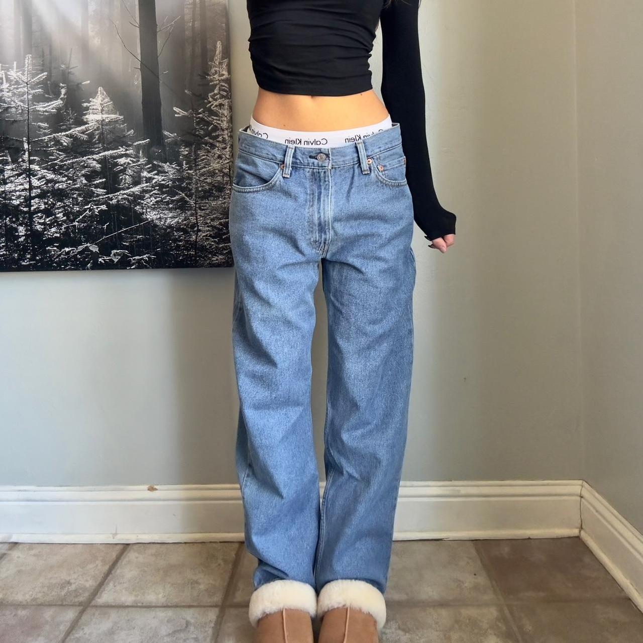 baggy Levi’s relaxed fit dad jeans • low rise and... - Depop