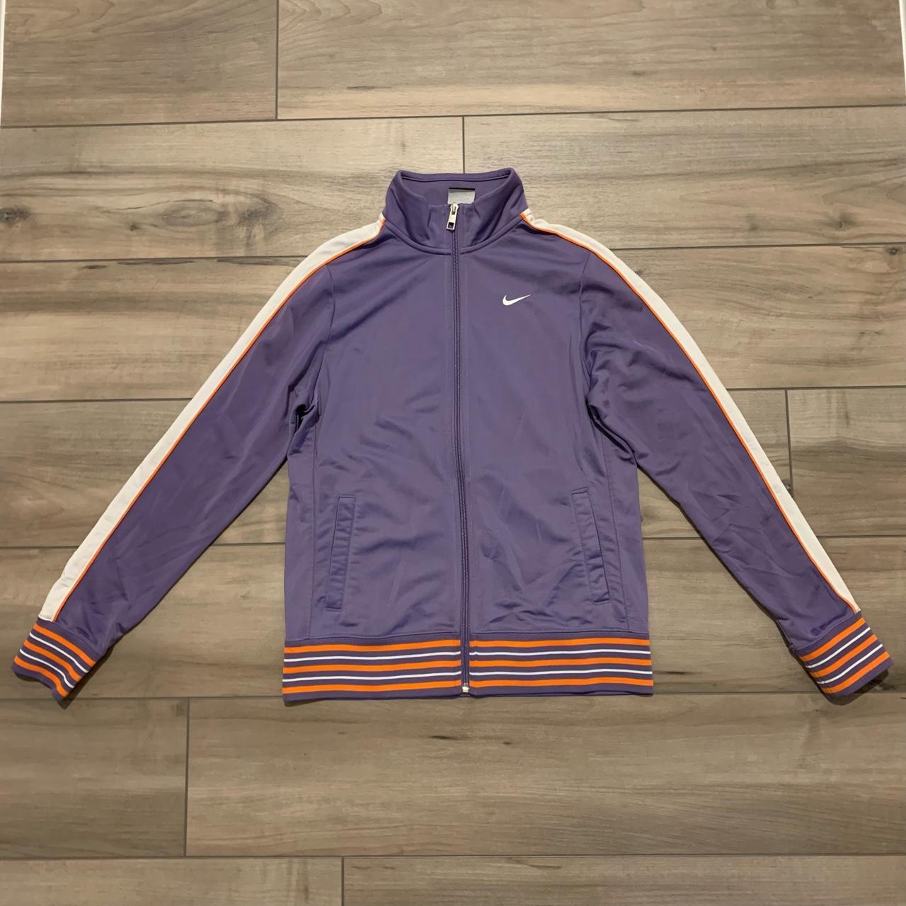 Purple and orange nike jacket best sale