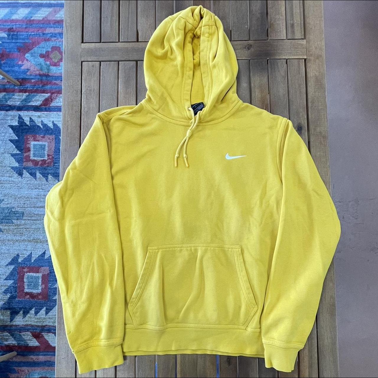 mens nike hoodie yellow