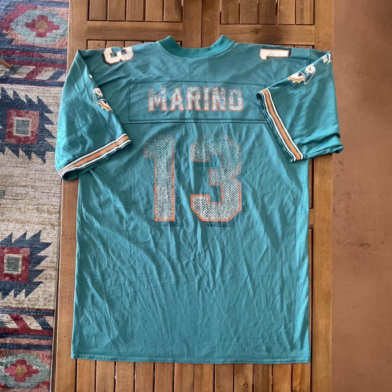 Miami Dolphins vintage Champion jersey Dan Marino - Depop