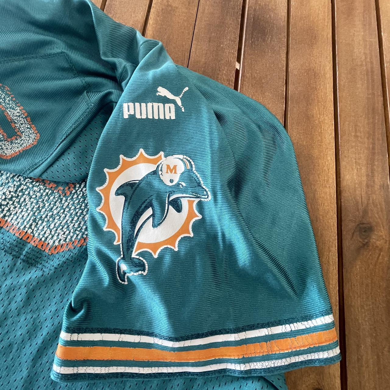 Vintage Miami Dolphins Dan Marino Jersey. Logo - Depop