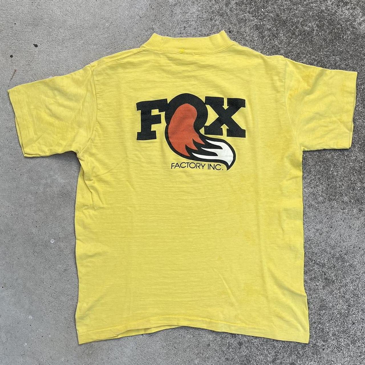 Vintage 70's FOX Factory Inc T-Shirt Racing VMX | Depop