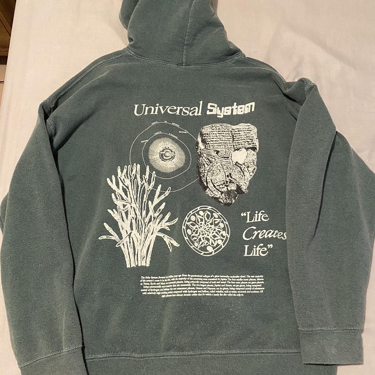 Urban outfitters Green Universal System Hoodie Size M - Depop