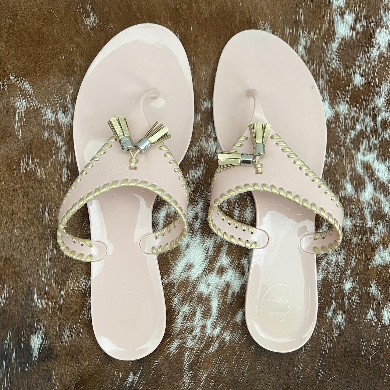 Blush jelly sandals hot sale