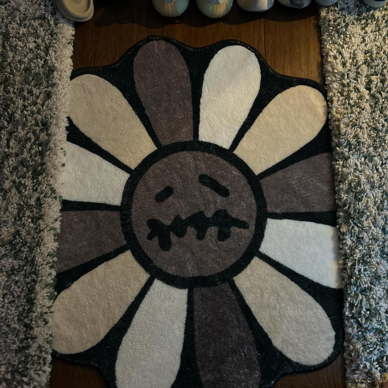 Custom Takashi Murakami X Travis Scott Flower Rug... - Depop