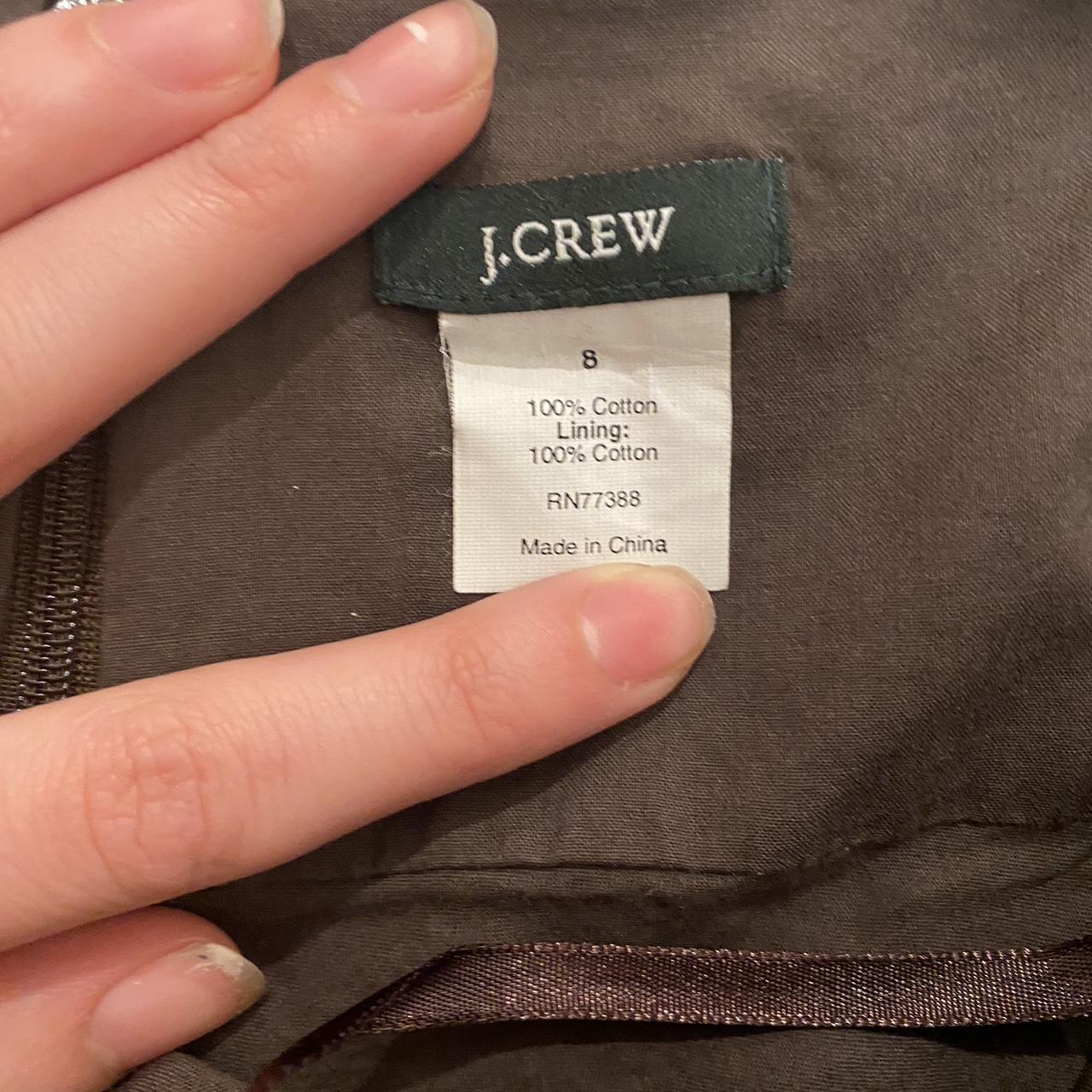 Brown dress , knee length , J.Crew ) Depop