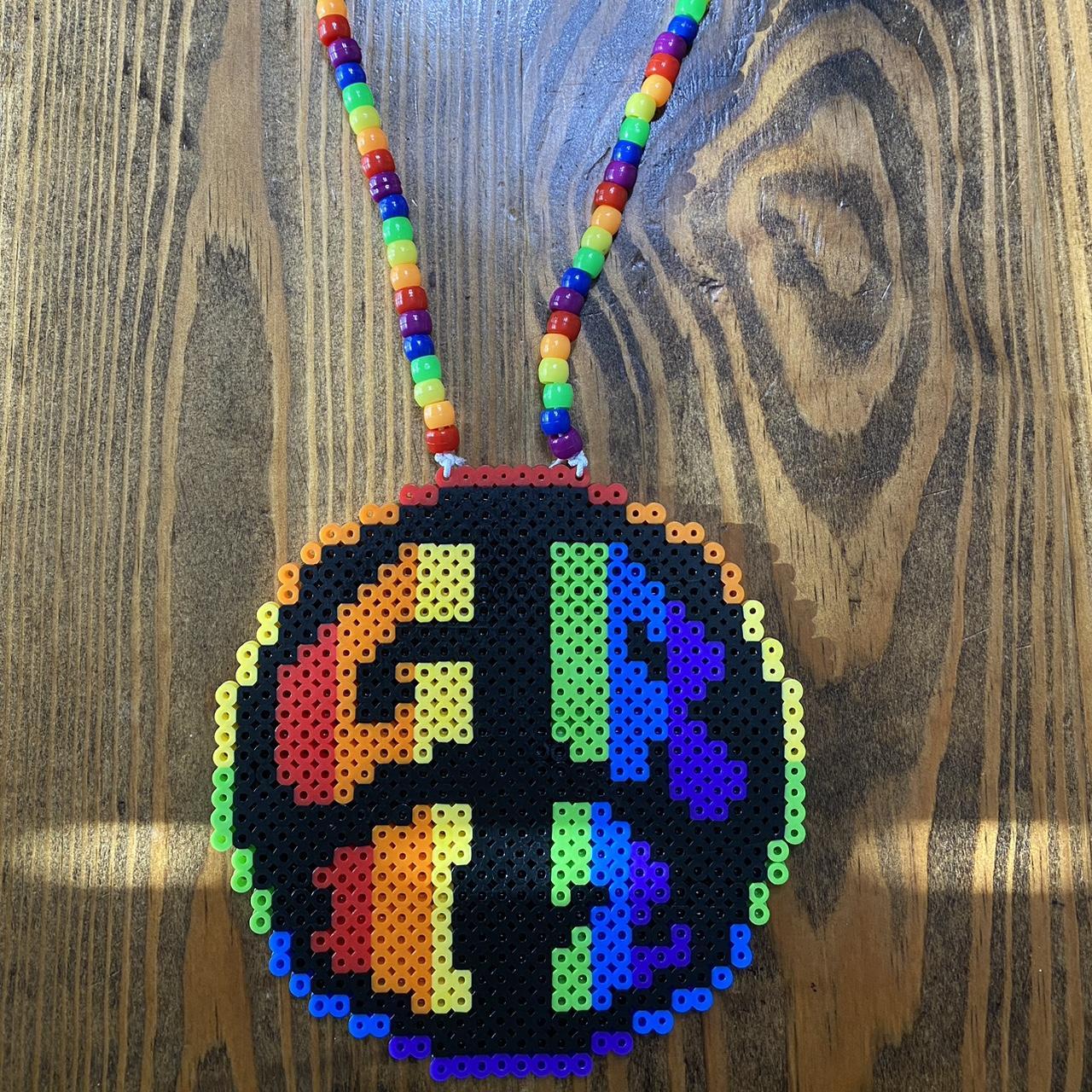 Perler Bead Patterns Rave Griz Peace Sign Perler Depop