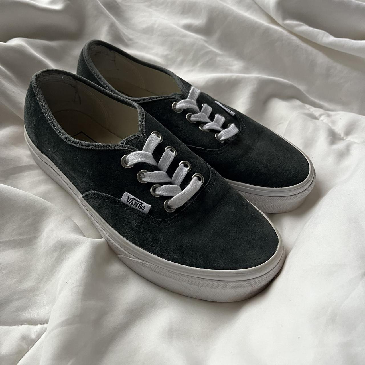 Forest green vans outlet shoes