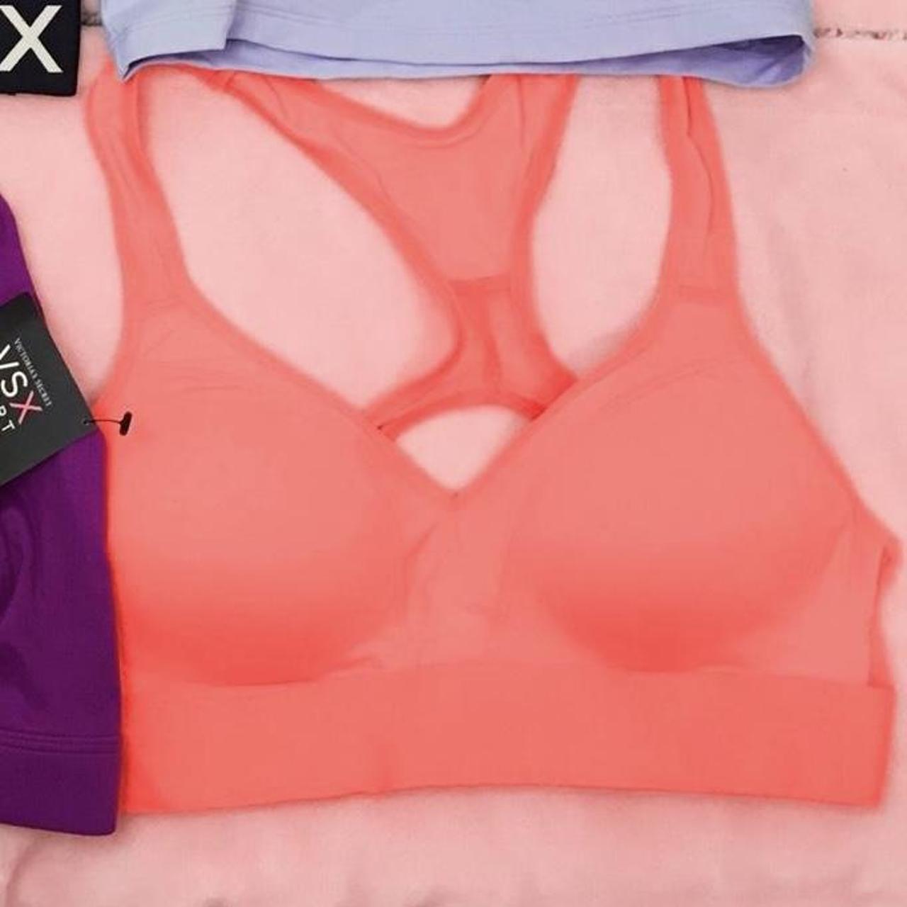 Victoria's Secret PINK orange pink sport bra 💝 in - Depop
