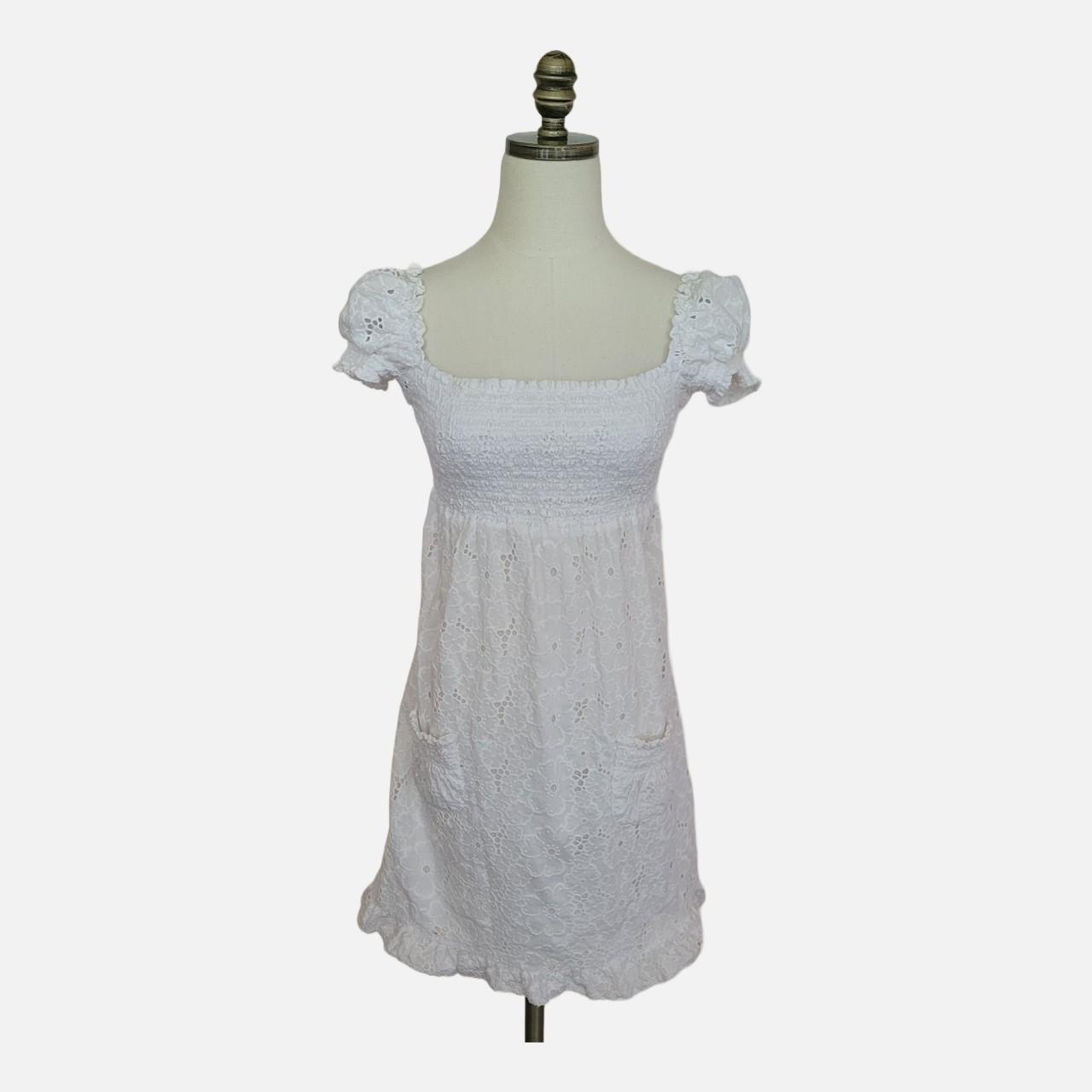 Juicy Couture white babydoll dress, Brand: