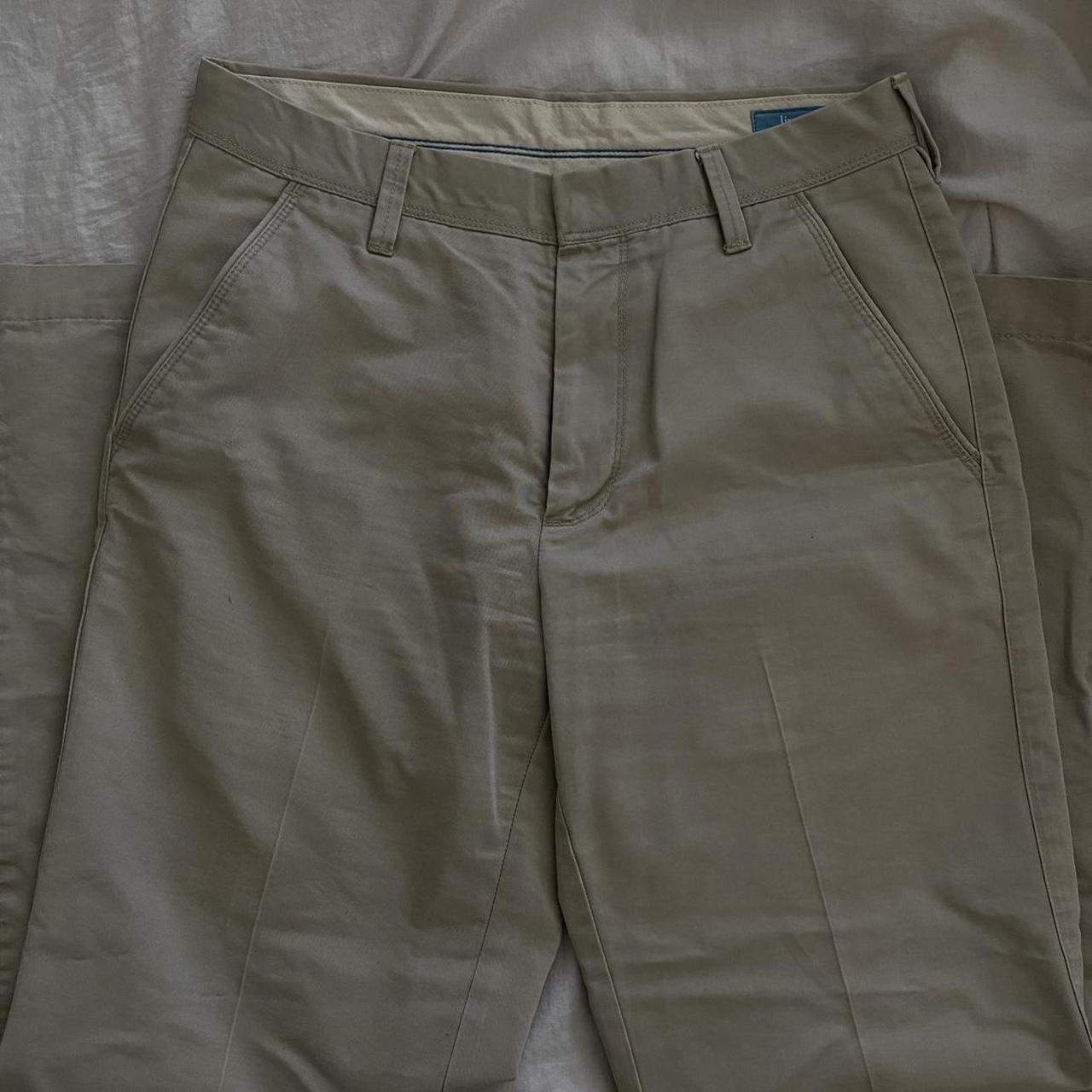 Haggar Beige work pants - super comfortable - size... - Depop