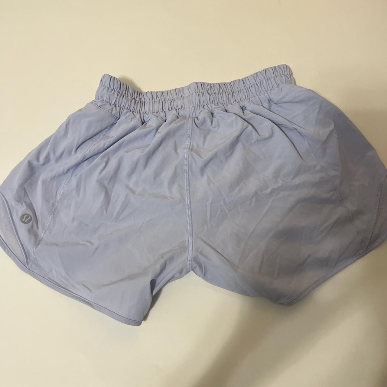 pastel blue lululemon hotty hots Size 4 Depop