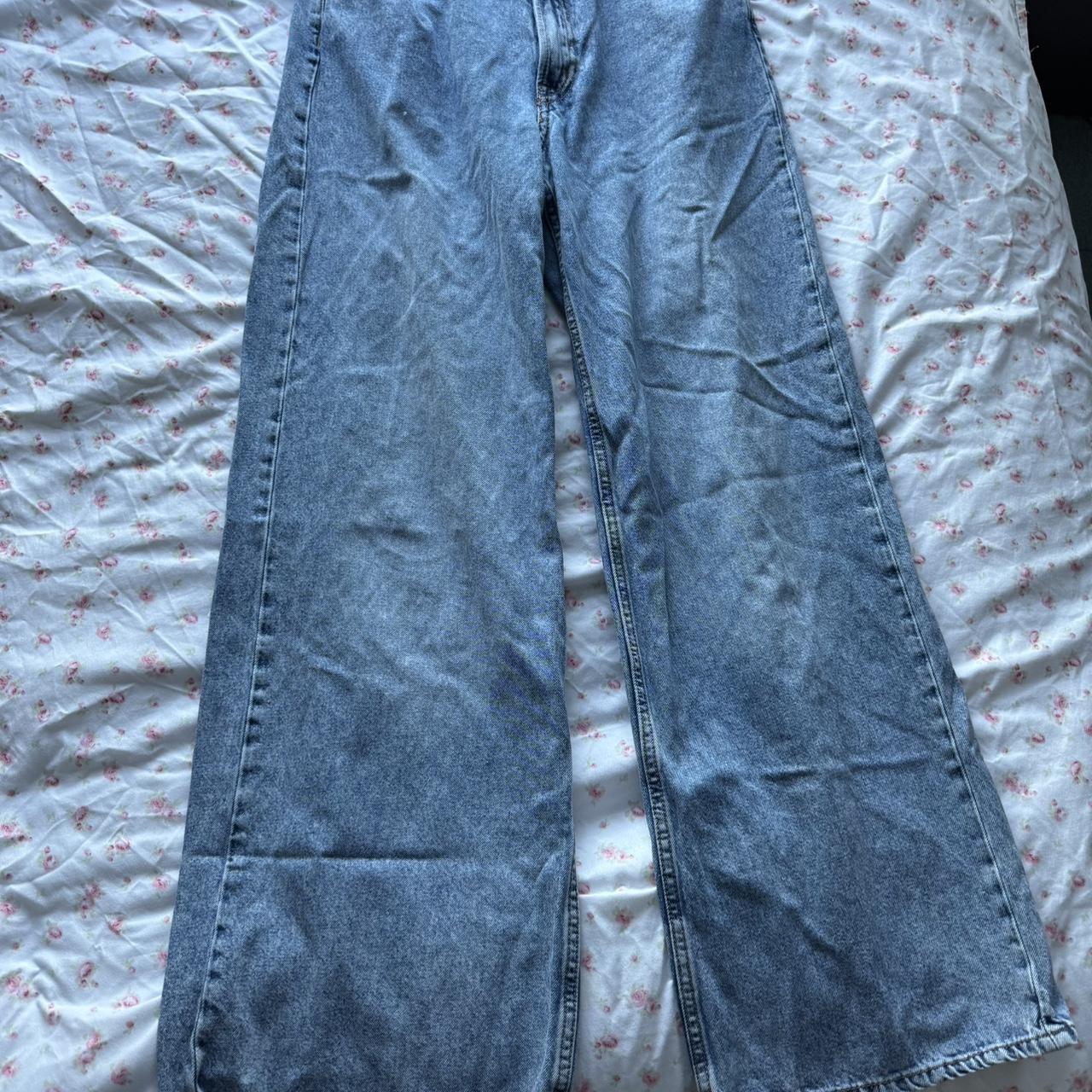 high rise baggy jeans from h&m