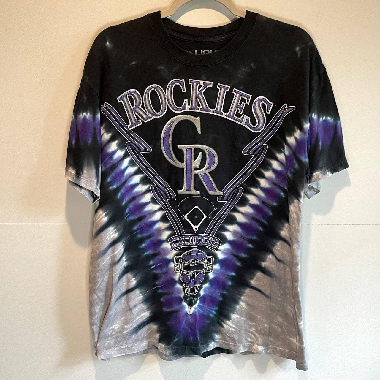 Rockies Tie Dye Shirts, Colorado Rockies Tie-Dye Tees, Rockies Tie