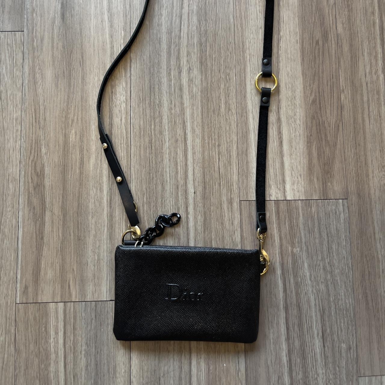 Black dior makeup discount bag