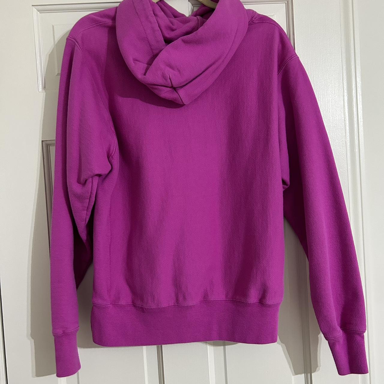 Champion Women's Pink Hoodie Depop