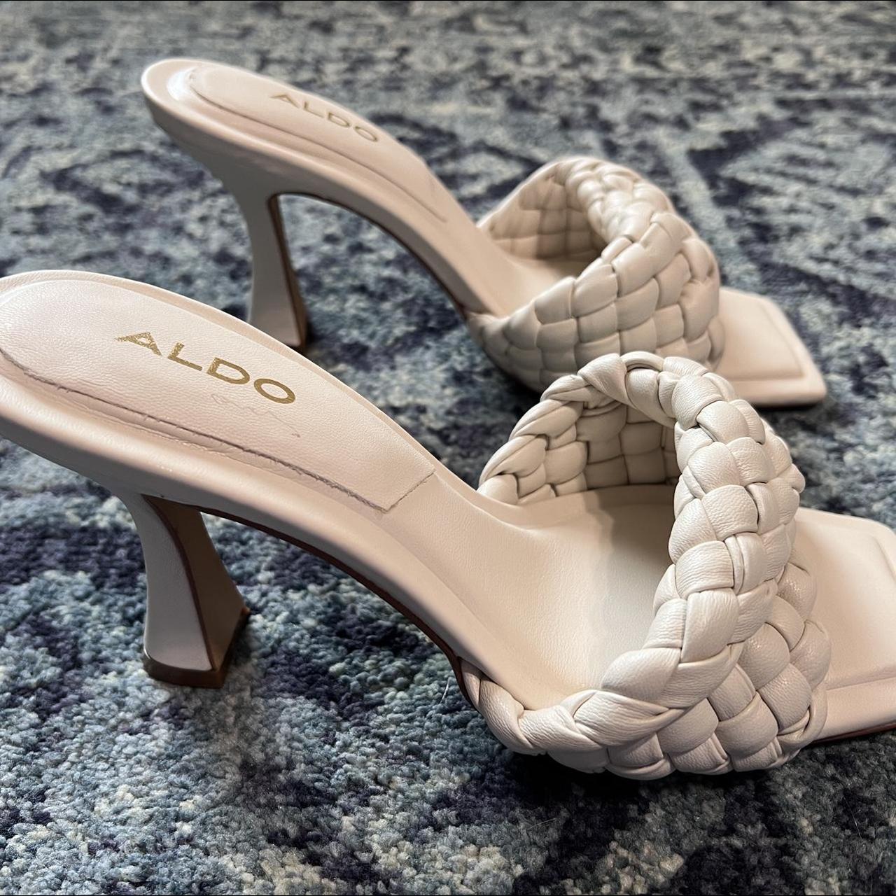 White sales mules aldo