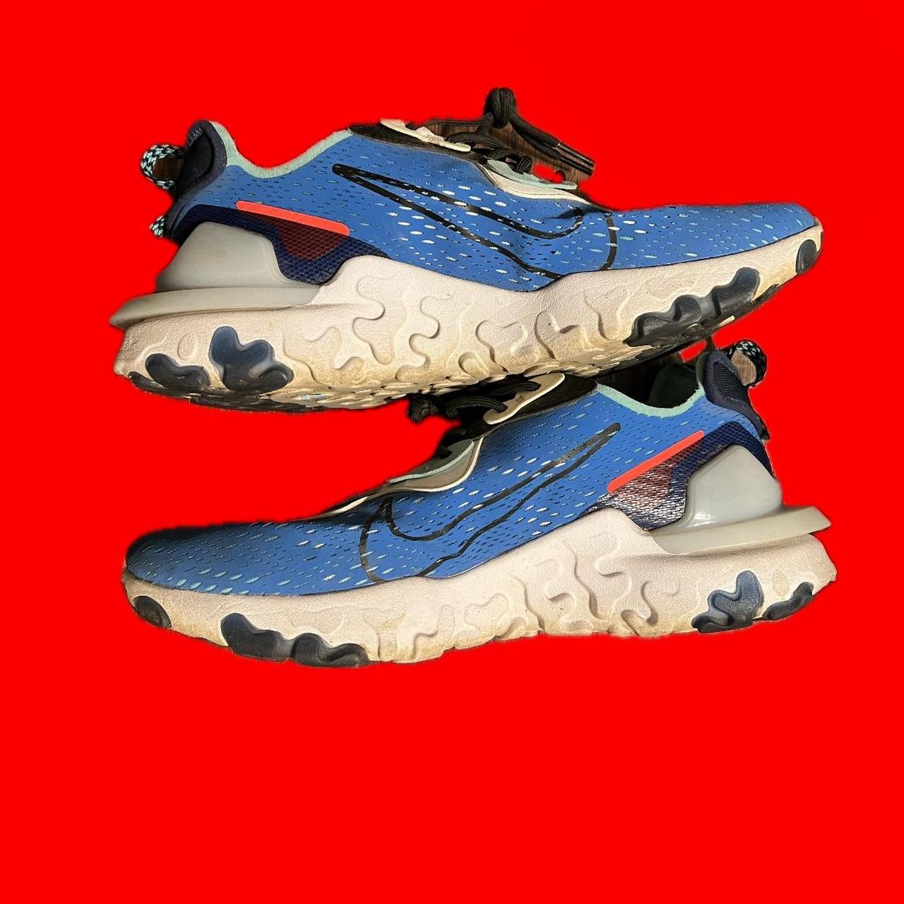mens nike react vision blue