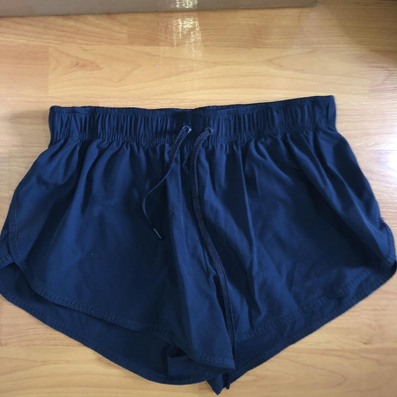 Navy Blue Running shorts From Cotton on Size... - Depop