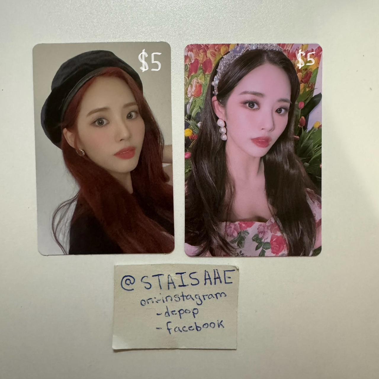 Jiwon photocards 2024 fromis_9